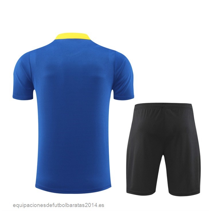 Nuevo Entrenamiento Conjunto Completo Inter Milan 24/25 Azul Amarillo Negro Baratas
